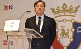 Archanco presidió el Osasuna entre 2012 y 2014 pero dimitió tras el descenso de Osasuna en mayo pasado tras catorce años en la máxima categoría. Foto diariodenavarra.es