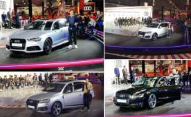 Los jugadores de la primera plantilla del Real Madrid ya tienen los nuevos vehículos Audi que conducirán durante la temporada 2016-2017.