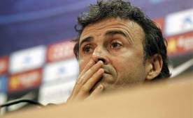 El técnico del Barcelona Luis Enrique se limintó a hablar de las últimas declaraciones de Messi.