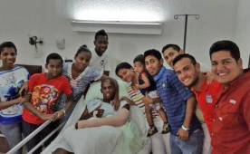 Ricardo Barrios estuvo bien visitado antes de ser dado de alta. (Foto: Tomada de @MotaguaCom)