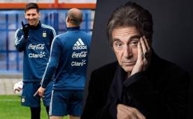 Al Pacino les mandó a decir a los jugadores de Argentina que se siente contento cuando los ve jugar.