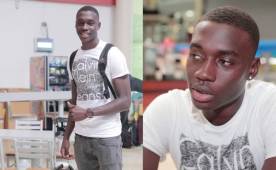 Sonriente y con muchas esperanzas llegó a Honduras, el 'Paul Pogba' de Malí.