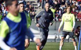 Zidane intensificó las cargas de trabajo en el Real Madrid.