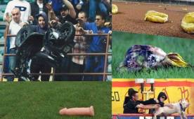 Honduras también está en esta lista de las cosas más raras que han lanzado al terreno de juego.