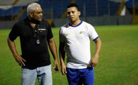 Amílcar Izaguirre tiene 24 años, inició en las reservas del Marathón y ahora a pesar de su sobrepeso, es la esperanza del Inmude para quedarse con el título de Liga Mayor Sampedrana. Fotos Neptalí Romero