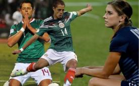 Alex Morgan se identificó con el Chicharito, pero sin querer le criticó sus cualidades técnicas.