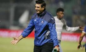 El entrenador argentino ha llevado a Motagua a tres finales desde que tomó el mando del equipo.