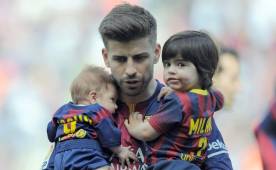 Gerard Piqué es padre de Milan y Sasha, ambos hijos también de la cantante colombiana Shakira.