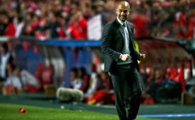 El entrenador del Bayern Múnich, Pep Guardiola, no cree que su equipo pueda celebrar mañana el titulo. Foto EFE.
