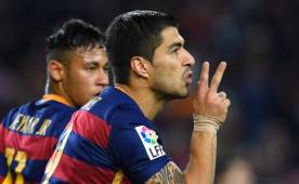 Con 34 goles, Suárez comanda la tabla de goleadores de la Liga de España.