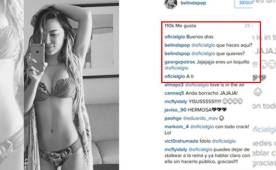 Belinda fue pareja de Gio dos Sants hace siete años.