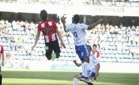 Esta es la acción que terminó siendo el séptimo gol del Choco Lozano con el Tenerife.