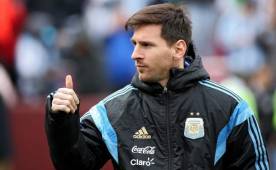 Messi estuvo toda la semana en duda, jueves y viernes no entrenó. (AFP)