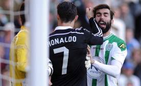 Cristiano Ronaldo no pudo controlarse y terminó expulsado a 8 minutos de final del partido. (Foto: AFP)