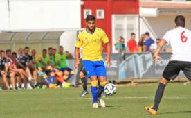 Jona Mejía anotó su tercer gol con la camiseta del Cádiz en la tercera de España. (FOTO: Cortesía Portal Cadista)