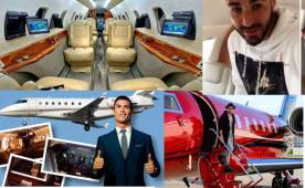 Te presentamos los jets más espectaculares en los que podrías viajar si fueras un gran deportista profesional. El de Neymar y Mayweather son impresionantes. No digamos el de Cristiano Ronaldo.
