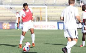 Júnior Sandoval llegó al Strikers de Ft. Lauderdale firmando contrato por un dólar. Foto cortesía de Deporte Total USA.