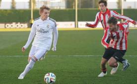 El noruego Martín Odegaard entrena bajo las órdenes de Zinedine Zidane.