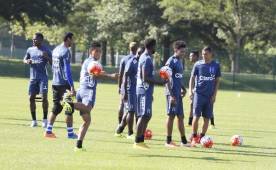 La Selección de Honduras trabajó en la cancha de entrenamiento del Sporting KC. (Fotos: Juan Salgado)