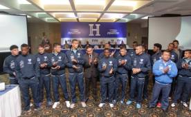 El plantel de la Selección Sub-20 recibió homenaje en un hotel de la capital. (FOTO: Juan Salgado)