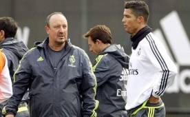 Cristiano Ronaldo y Rafa Benítez han iniciado con 'tensión', según la prensa española.