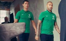 Cristiano con semblante serio fue captado en el hotel de concentración de Portugal.