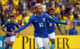 Neymar abrió la brecha en el Atahualpa de Quito.