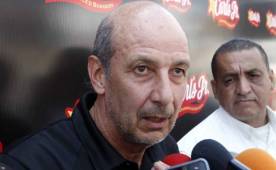 Miguel Falero, técnico del Real España, externó su molestia por la reprogramación de juegos de Liga Nacional debido a los compromisos de la Selección de Honduras a finales de mayo. Foto Delmer Martínez