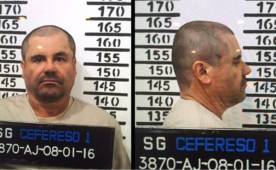Así luce El Chapo Guzmán en las fotos reveladas por la justicia de México. Esta es su tercera ficha judicial. FOTO: INFOBAE