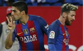 Messi y Suárez le dieron la victoria al Barcelona hoy ante el Sevilla.