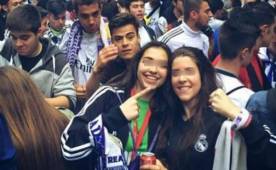 Sara Ezquero aparece celebrando la Undécima.