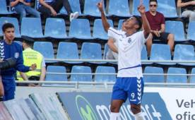 El delantero Choco Lozano está respondiendo con goles en el Tenerife. Foto tomada de El Dorsal.