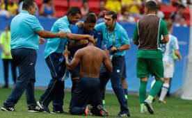 La clasificación de Honduras le ha salido caro a Honduras. Foto Juan Salgado, enviado.
