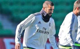 Karim Benzema hizo trabajo específico en busca de recuperarse pronto.
