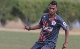Alex López realizó la práctica en el equipo titular de Olimpia durante el entreno de este viernes.