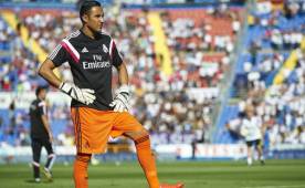 Keylor Navas apenas suma 630 minutos desde su incorporación al Real Madrid en agosto.