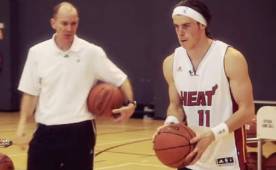 Gareth Bale probó suerte con el Heat de la NBA.