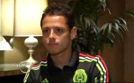 Chicharito Hernández en entrevista con André Marín de Fox Sports.