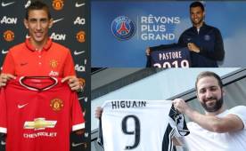 Higuaín lidera el listado tras firmar con la Juventus de Turín.