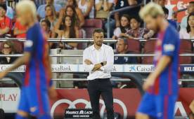 Luis Enrique está molesto por la derrota del Barcelona ante el Alavés.