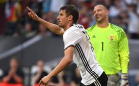 Thomas Müller sigue encendido con la selección teutona.