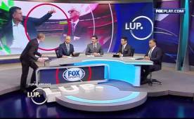 El equipo de Fox Sport durante el debate.