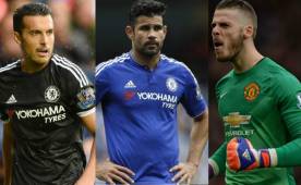 Mucha información ha surgido en torno a jugadores como Pedro, Diego Costa y De Gea.