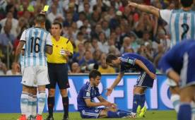 Joel Aguilar Chicas debutó con buen nivel en el Argentina-Bosnia en el Maracaná. Foto: EFE