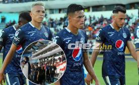 Los jugadores del Motagua recibieron un baño de humildad a manos del Olancho FC en Tegucigalpa.