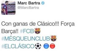 El joven decidió borrar el tweet poco después de que el entrandor del Barcelona facilitara la lista de convocados a la plantilla y no apareciera.