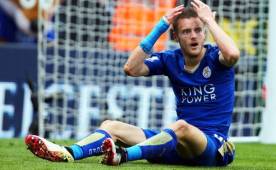 Por conducta inapropiada contra un árbitro el pasado 17 de abril, Vardy ha sido sancionado.