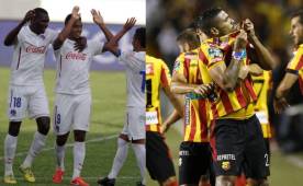 Olimpia y Herediano se enfrentan este martes en el estadio Nacional de Tegucigalpa.