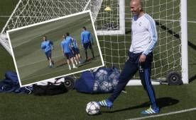 Zidane ya maneja varias alternativas en su once inicial ante el City. Foto AFP.