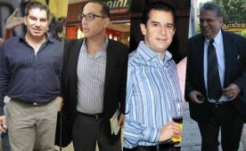 Mateo Yibrín, Javier Atala, Rafa Villeda y Mario Prieto estarían en la Comisión Especial que se planteará este martes para liderar la Fenafuth. Foto DIEZ